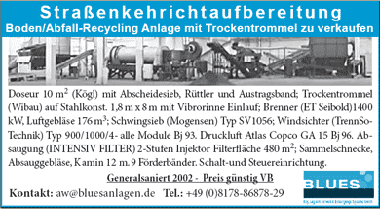 Anlage zu verkaufen