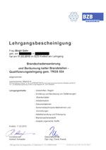 Brandschadensanierung